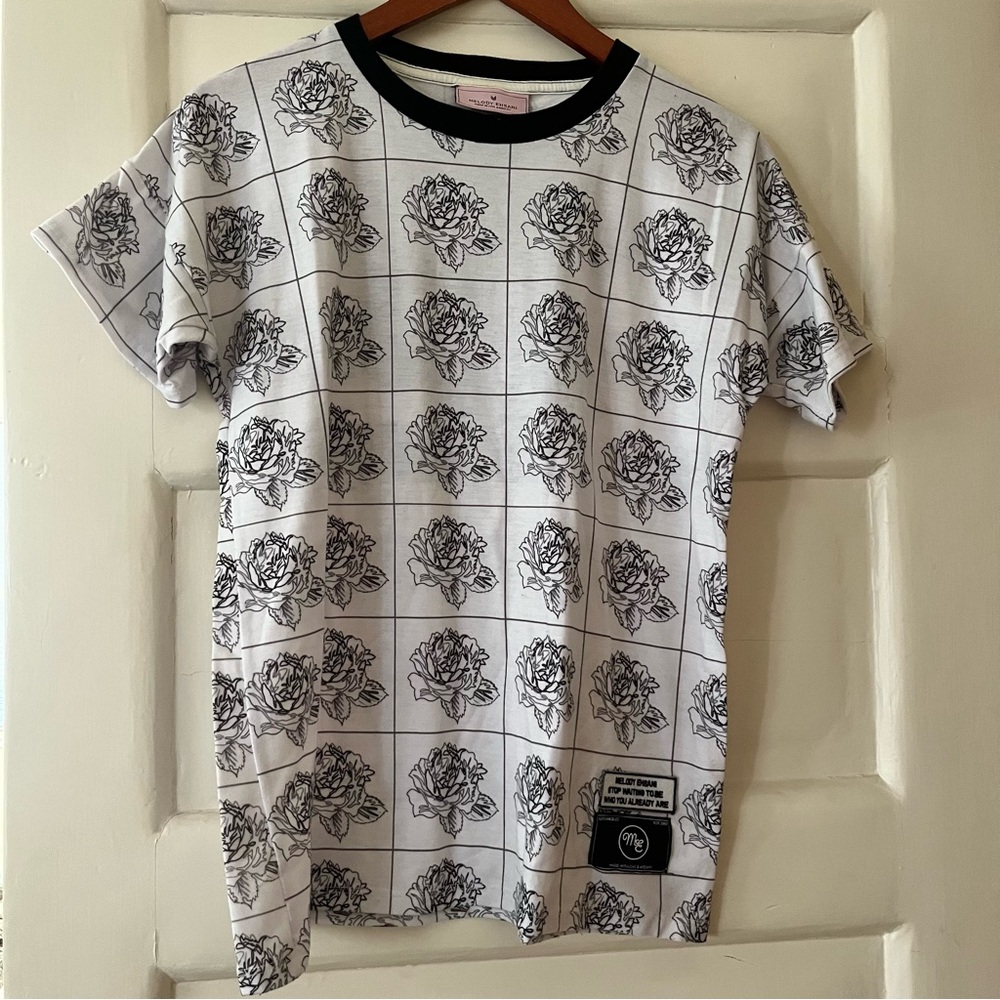 Melody Ehsani Rose Floral Graphic Tee